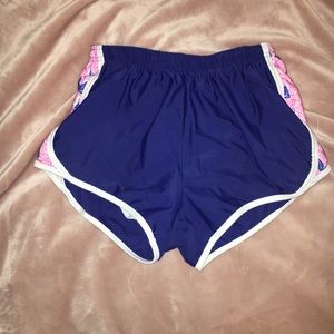 Preppy workout shorts
